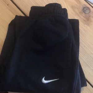 Black Nike sweatpants